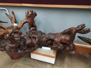 Выставка пензенской деревянной скульптуры «…Сделаны в дереве секирою и ножом» в музее народного творчества