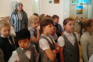 Всю прошлую неделю, когда шла Масленица, в музее И. Н. Ульянова не смолкали детские голоса