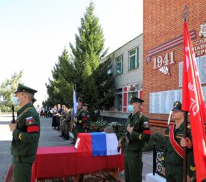 В Шемышейском районе перезахоронили останки бойца Красной армии