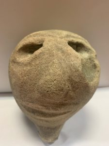 Каменная скульптура головы человека (XI-XIV вв.) или, как с теплотой ее называют сотрудники музея, «Кеша»